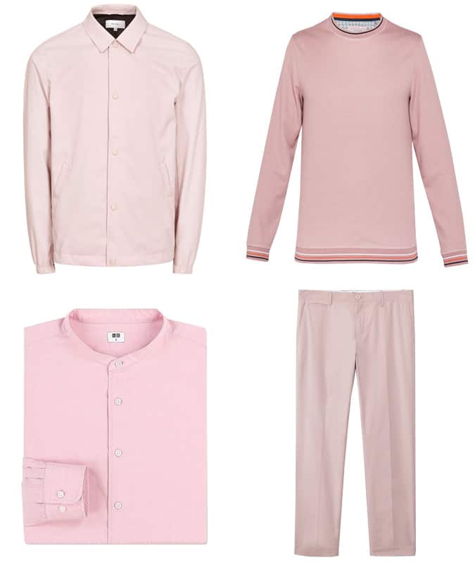 The best Millennial pink clothes for men