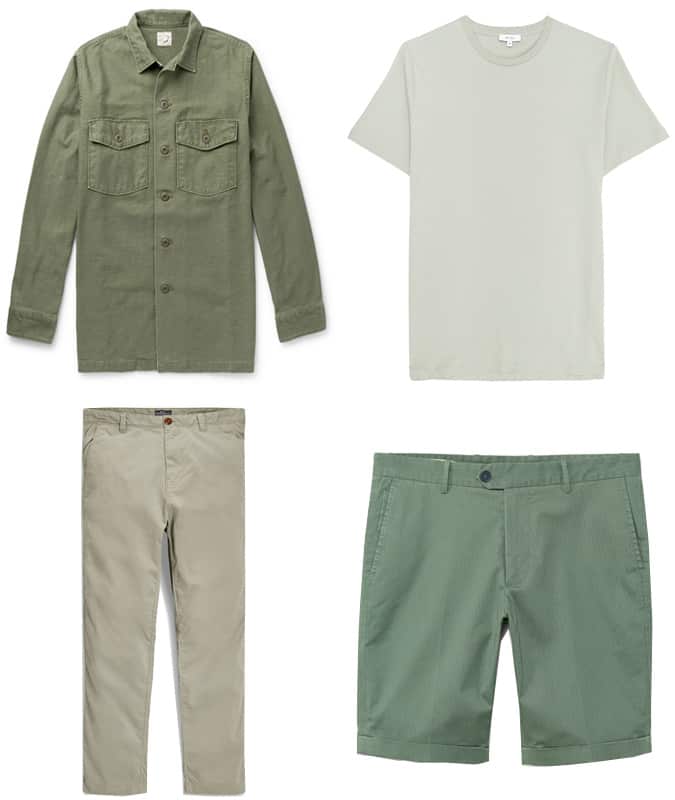 The best military and sage green clothing for men