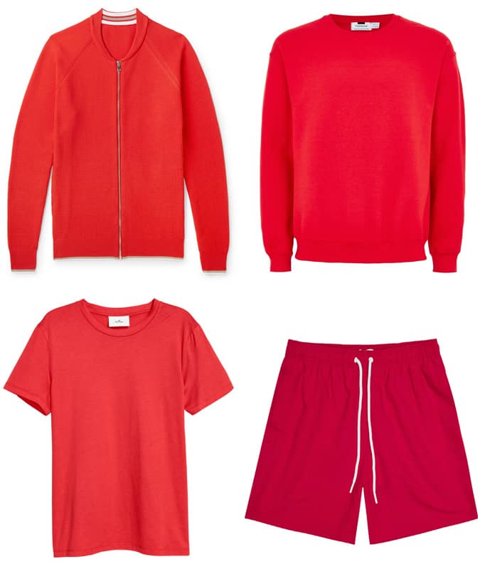 The best men's red clothing for summer