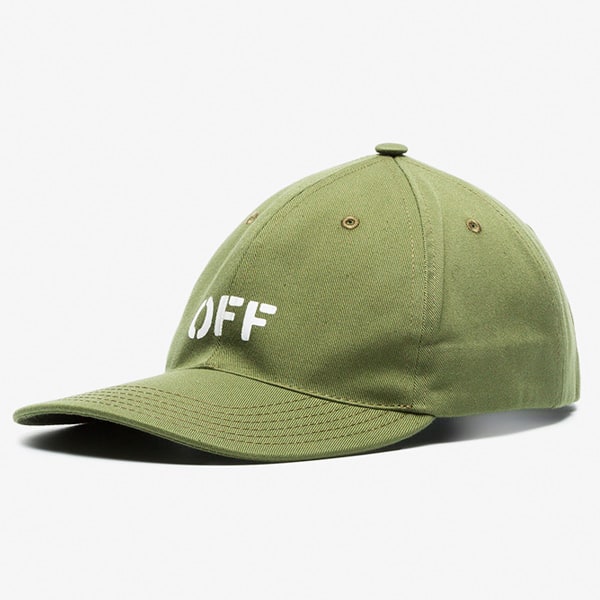 Green Embroidered Logo Cap