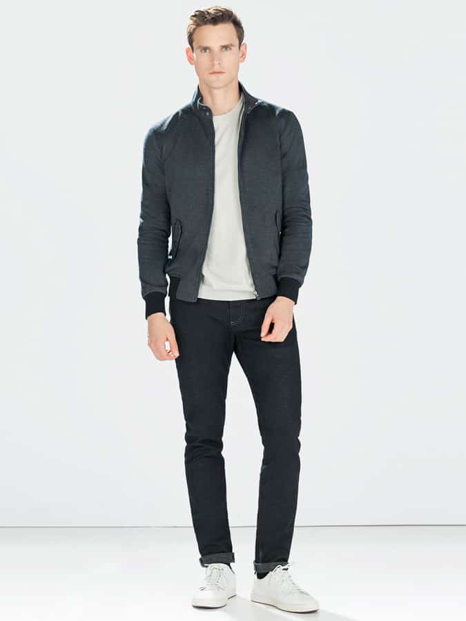 Mango Man Harrington Jacket
