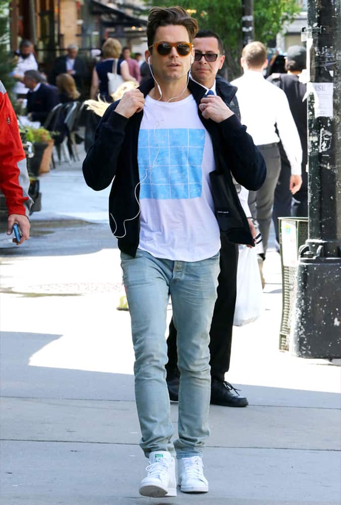 Matt Bomer Dressed Casually