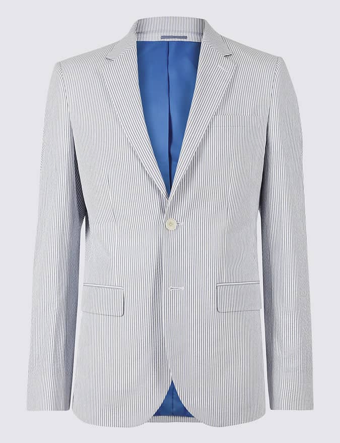 Pure Cotton Tailored Fit Jacket