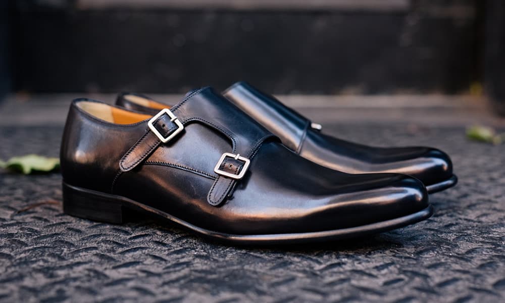 Poitier Double Monk Strap