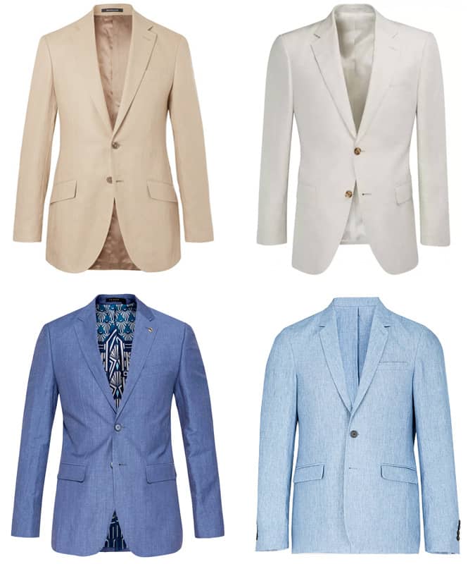 Two-Piece Linen Suit