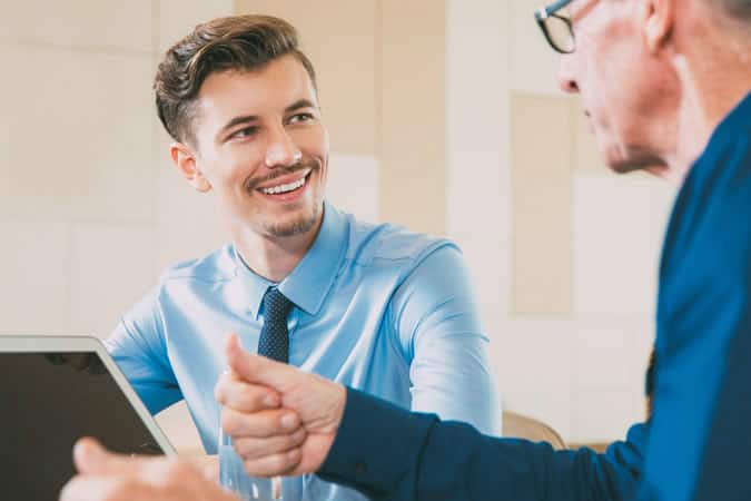 Eye contact in workplace