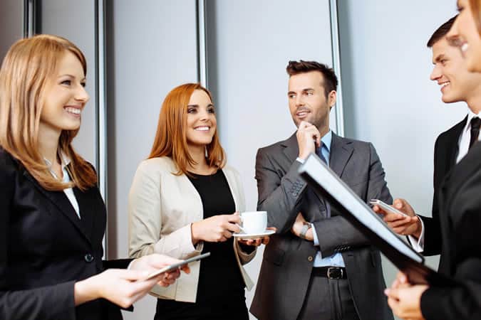 Eye contact in workplace