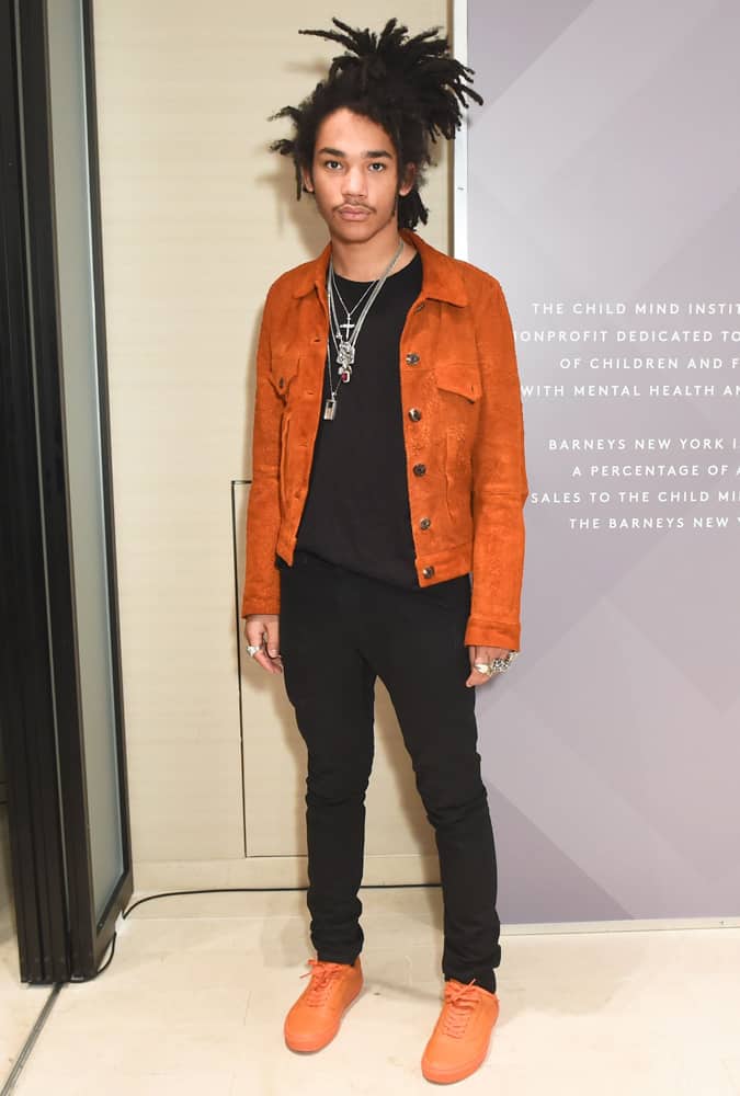 Luka Sabbat Wearing An Orange Jacket