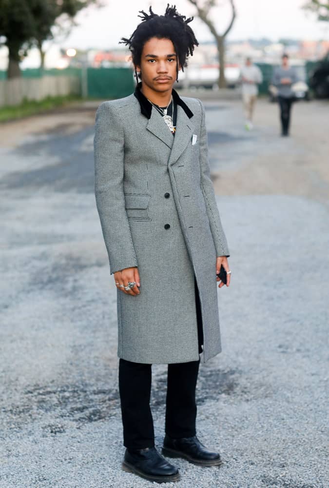 Luka Sabbat Wearing An Overcoat