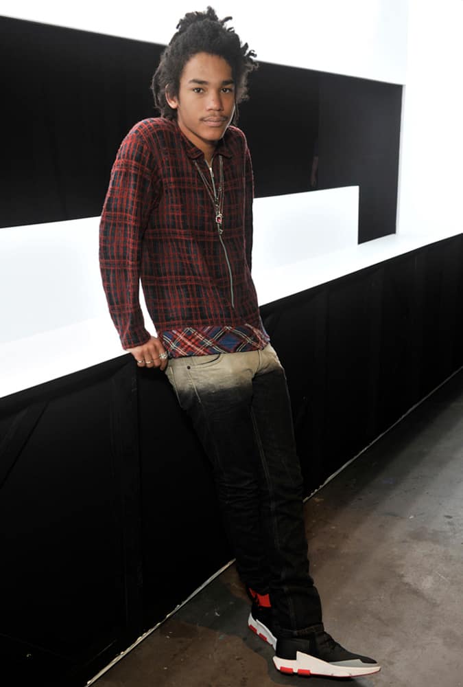 Luka SabbatWearing A Check Jacket