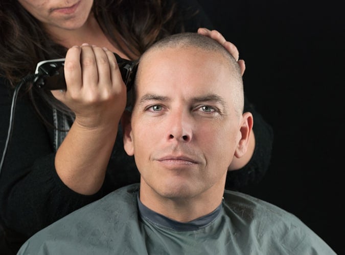 Shaving hair
