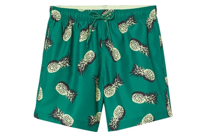 Printed swim shorts
