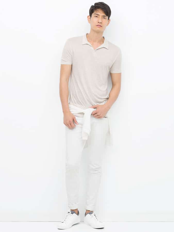 Men's All-White Outfit Inspiration Lookbook