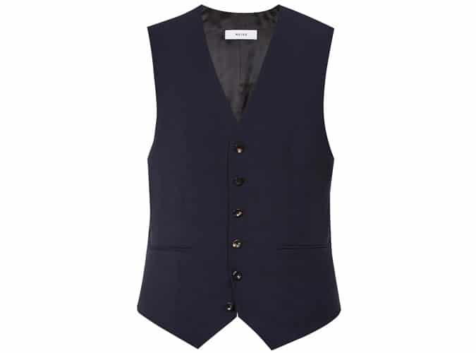 BELIEF W MODERN FIT TRAVEL SUIT WAISTCOAT NAVY