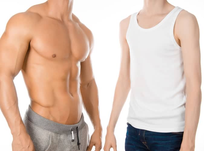 Well Built Man Versus Skinny Man