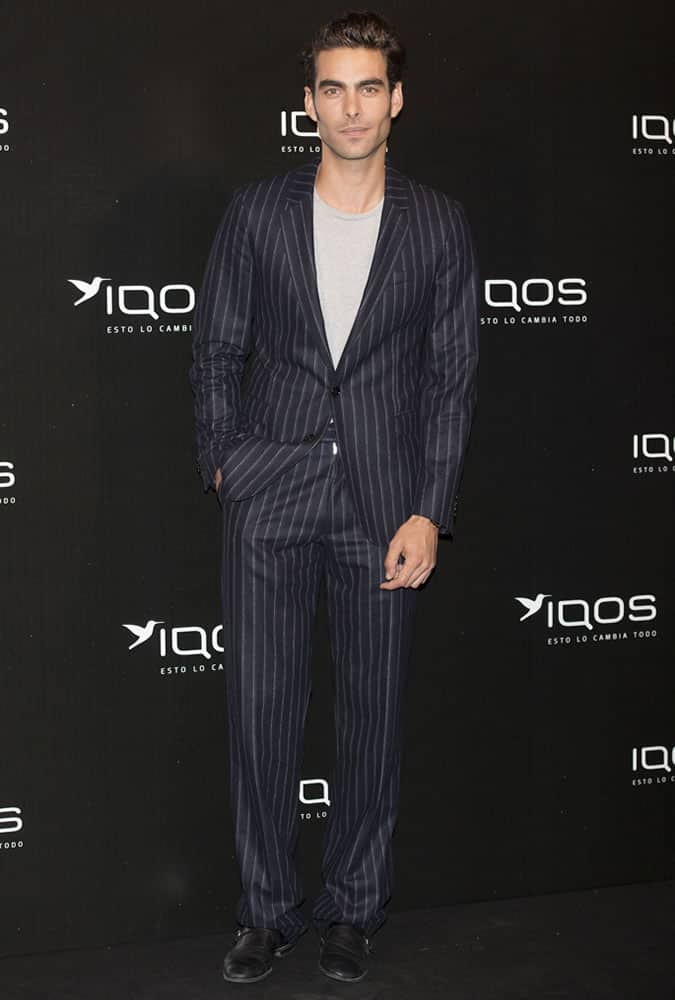 Jon Kortajarena Pinstripe Suit