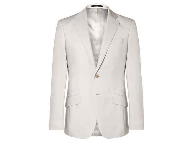 RICHARD JAMES Pale-Grey Seishin Slim-Fit Wool And Mohair-Blend Suit Jacket