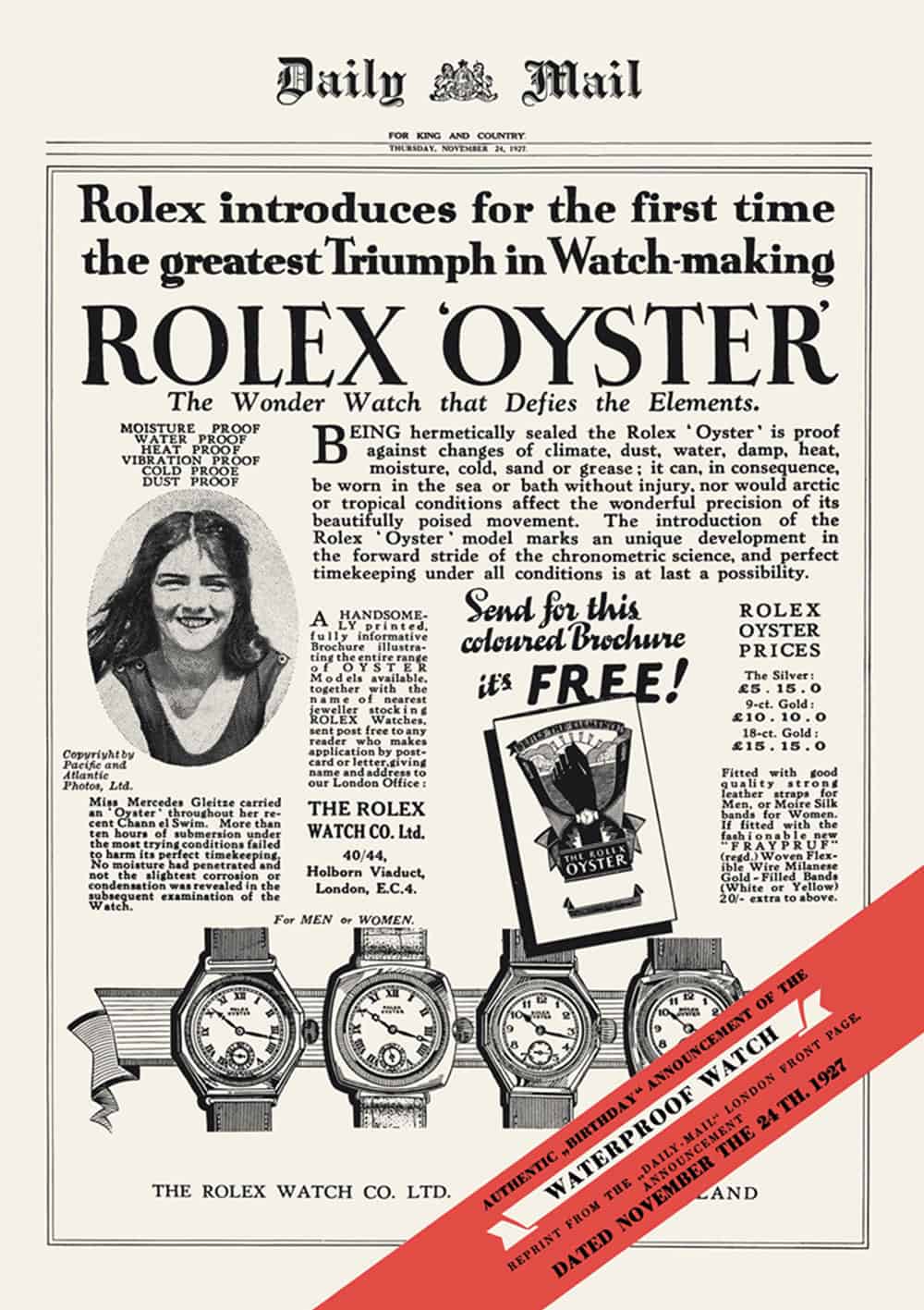 Rolex Oyster Perpetual Watch