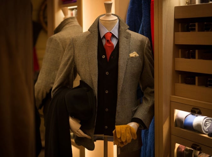 Anderson & Sheppard Bespoke Suit