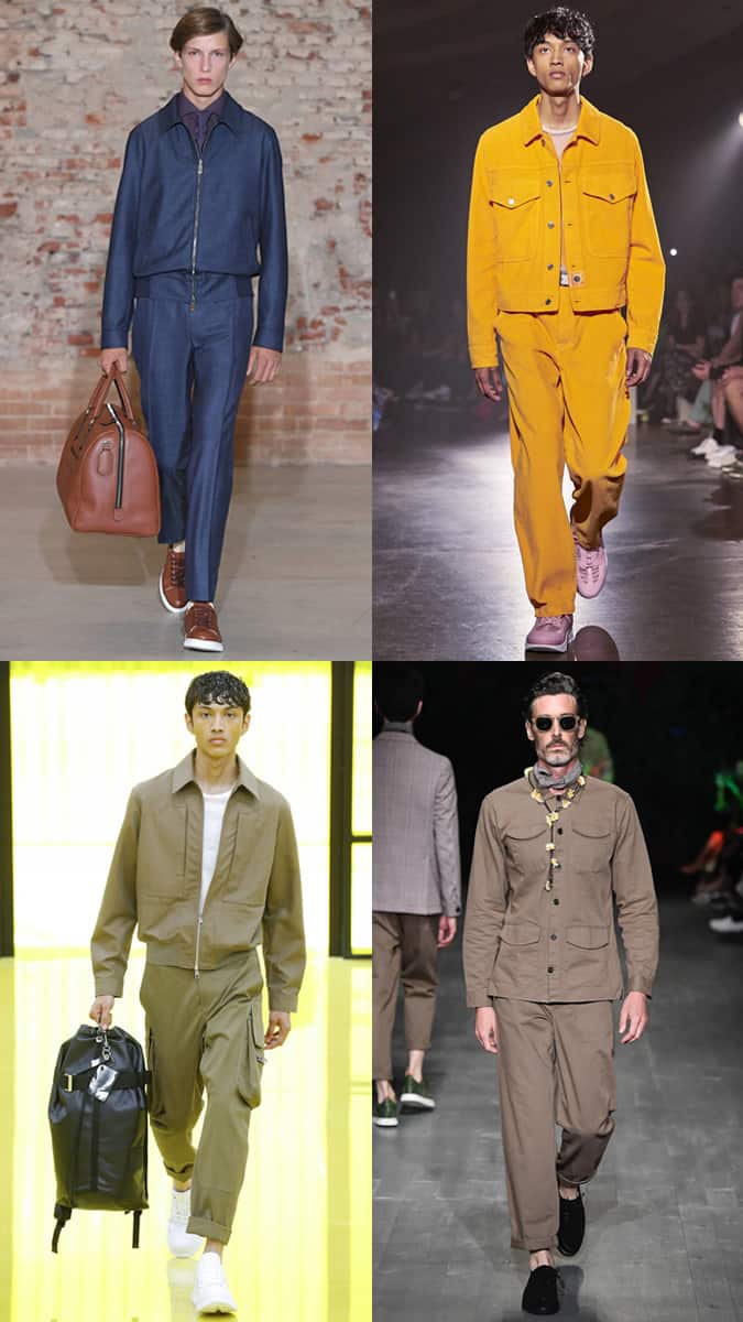 Matching Jackets And Trousers At Men's Fashion Week