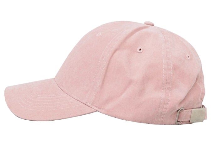 ASOS Baseball In Pink Peached Texture