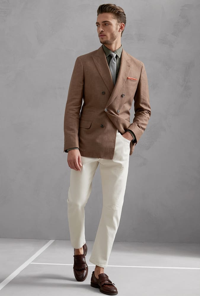 Brunello Cucinelli Double-Breasted Suit