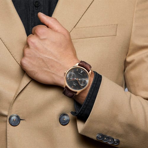 How To wear a IWC Portugieser Watch with a suit
