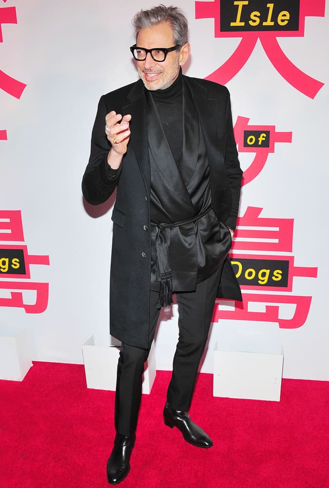 Jeff Goldblum Isle Of Dogs Premiere