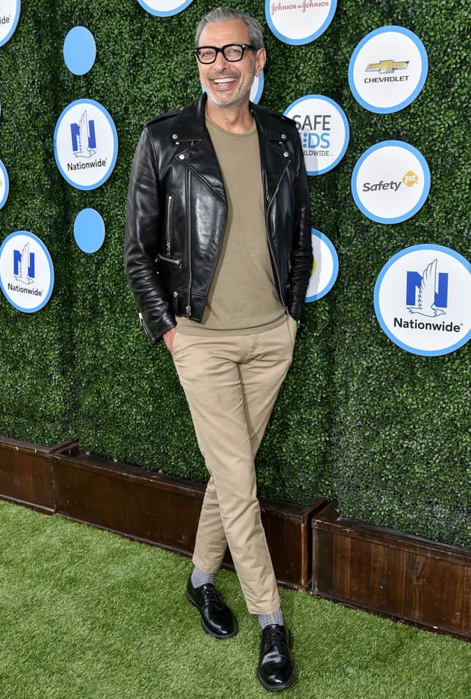 Jeff Goldblum Leather Jacket