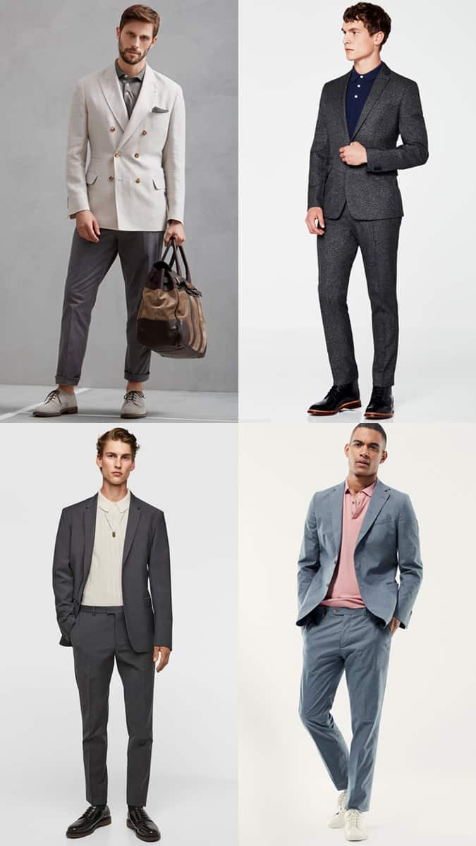 How To Wear A Polo Shirt With A Suit