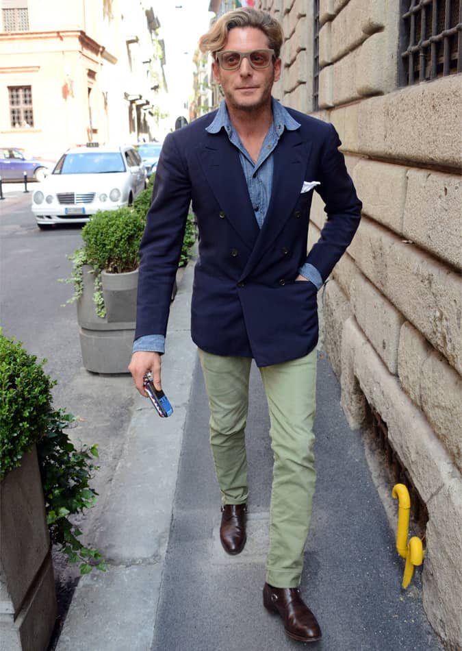 Lapo Elkann in Milan
