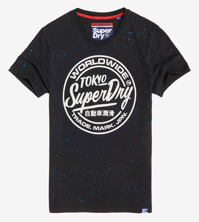 Worldwide Ticket Type Splatter T-Shirt