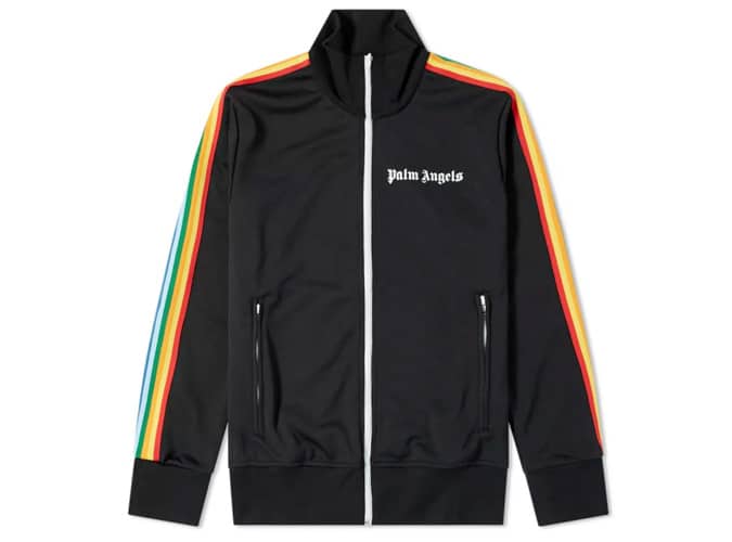 PALM ANGELS RAINBOW SLEEVE TRACK JACKET