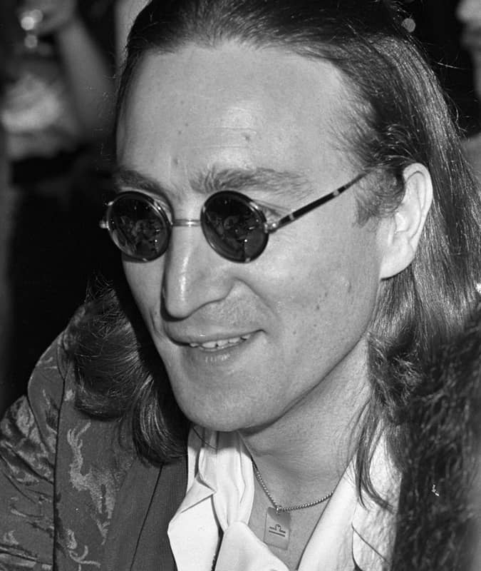 John Lennon’ Wearing Round Sunglasses