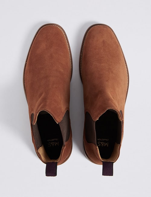M&S COLLECTION LUXURY Suede Chelsea Boots
