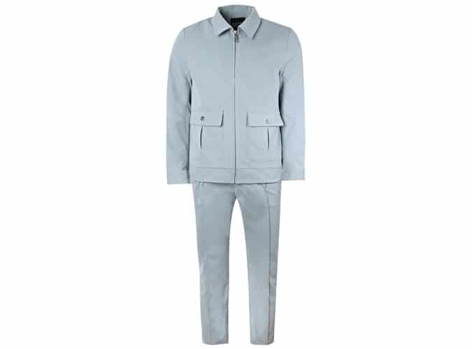 BoohooMan Utility Harrington Woven Jacket And Jogger Set