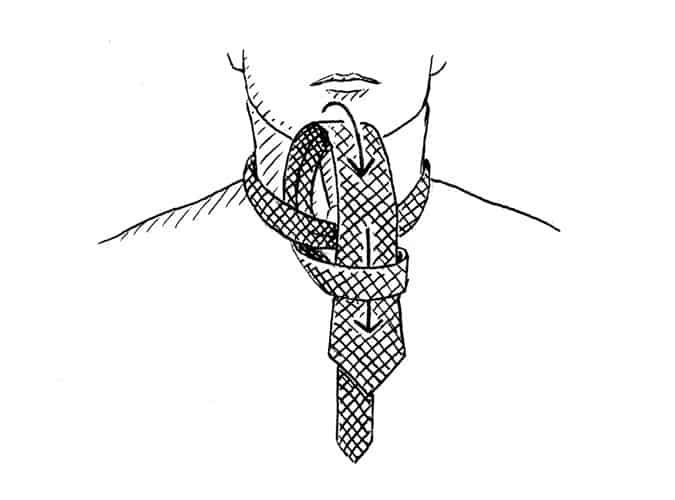 How to tie a half windsor knot