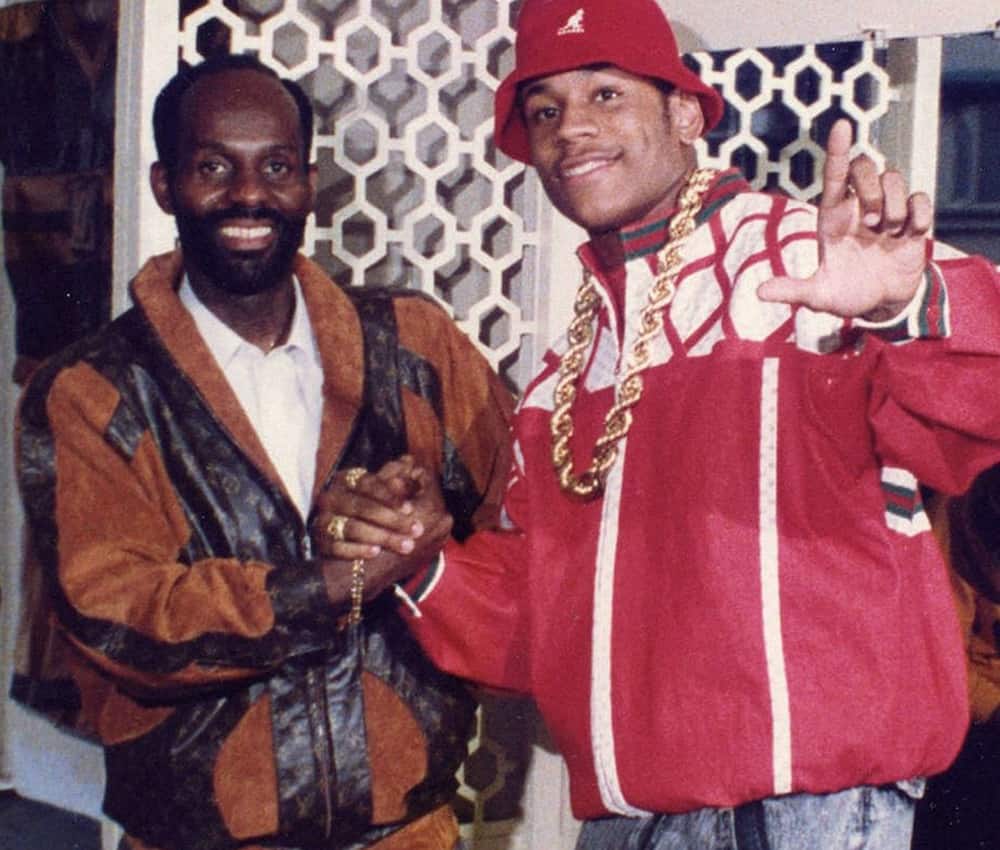 Dapper Dan with LL Cool J, 1986