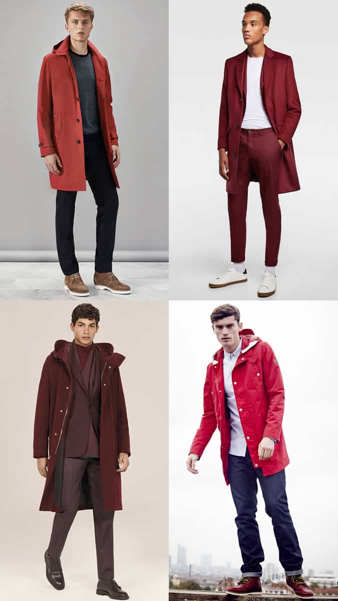 How To Wear A Red Coat