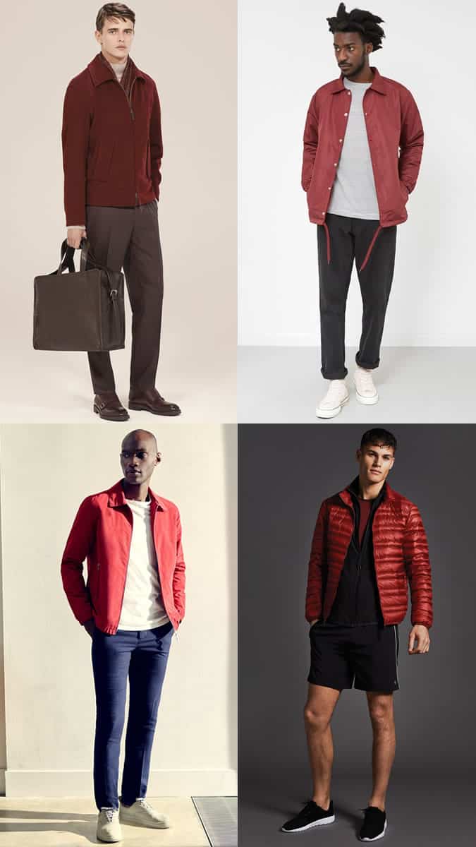 How To Wear A Red Jacket