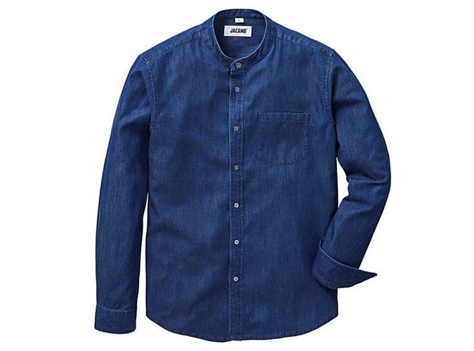 JACAMO GRANDAD DENIM SHIRT REGULAR