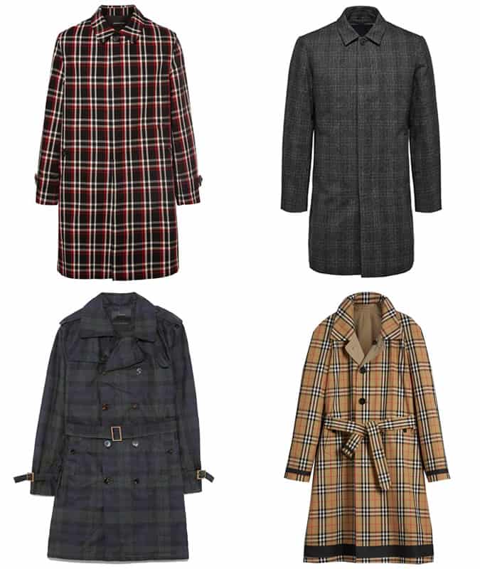 The Best Check Raincoats For Men