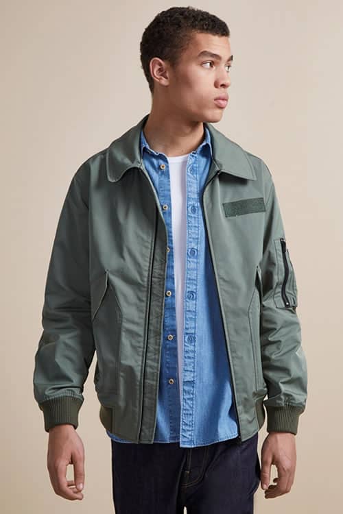 FLIGHT NYLON BOMBER JACKET
