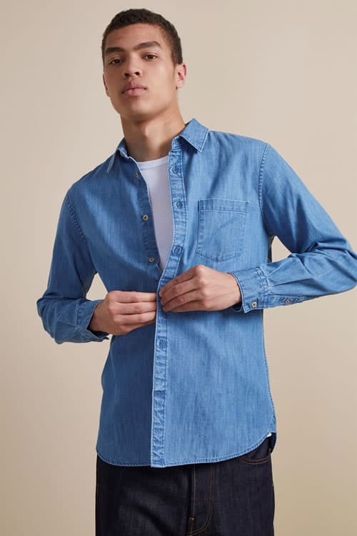 INDIGO DENIM SHIRT