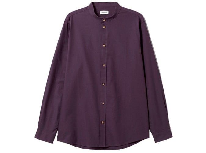 Weekday Haring Collarless Shirt