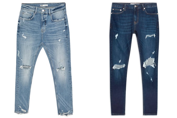 Men's Ripped Jeans