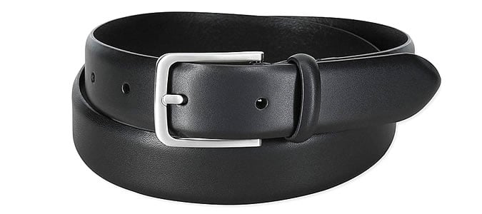 MEN LEATHER STITCH FREE BELT