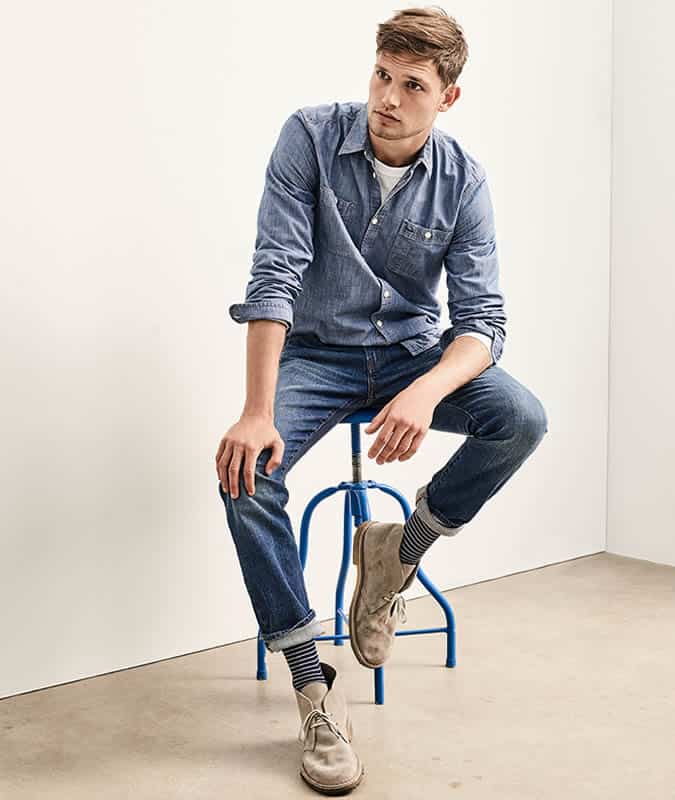 How to wear boots with jeans GAP 2016