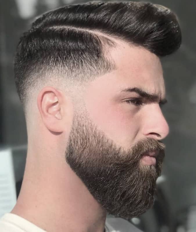 Long Faded Beard