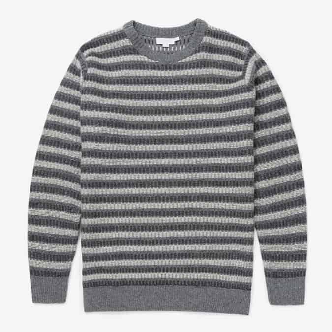 Lambswool Reverse Fair Isle Jumper